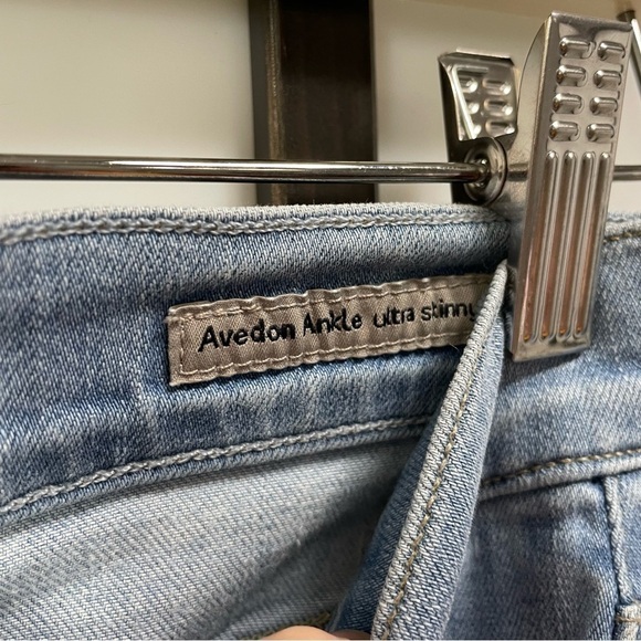 [25] Citizens of Humanity Avedon Ankle Ultra Skinny Light Wash Denim Jean Women - Picture 10 of 15